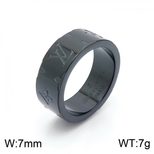 Stainless Steel Brand Ring-DY230507-LVJZ005B-12