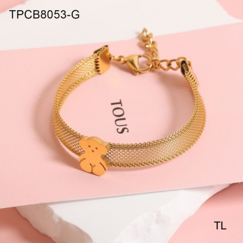 Stainless Steel TOU*S Bracelet-SN230507-TPCB8053-G-14.1