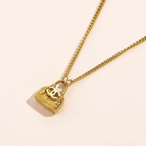 Stainless Steel Brand Necklace-YWA230511-P12.5BBD (1)