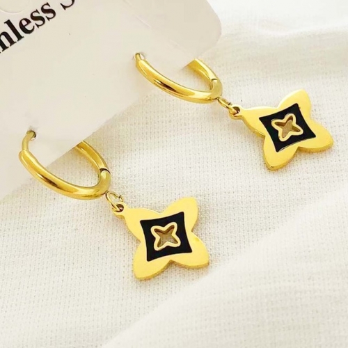 Stainless Steel Brand Earrings-RR230511-Rre0900-13