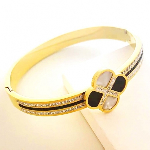 Stainless Steel Brand Bangle-RR230511-Rrs04435-24