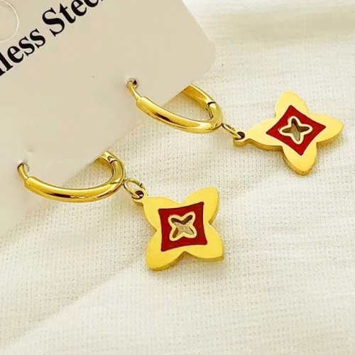 Stainless Steel Brand Earrings-RR230511-Rre0901-13