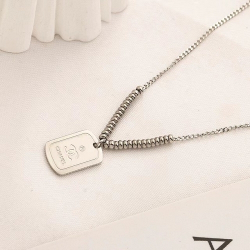 Stainless Steel Brand Necklace-YWA230511-P13UUW (2)