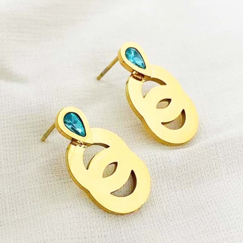 Stainless Steel Brand Earrings-RR230511-Rre0862-10