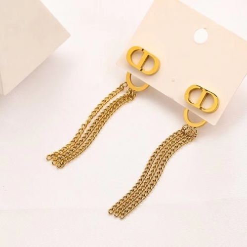 Stainless Steel Brand Earrings-YWA230511-P10HJK