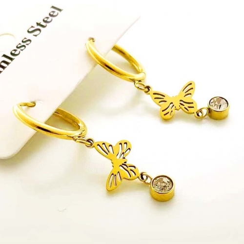 Stainless Steel Brand Earrings-RR230511-Rre0935-12