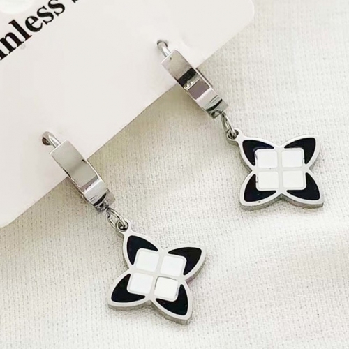 Stainless Steel Brand Earrings-RR230511-Rre0888-12