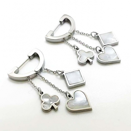 Stainless Steel Brand Earrings-RR230511-Rre0947-16