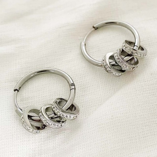 Stainless Steel Brand Earrings-RR230511-Rre0922-13