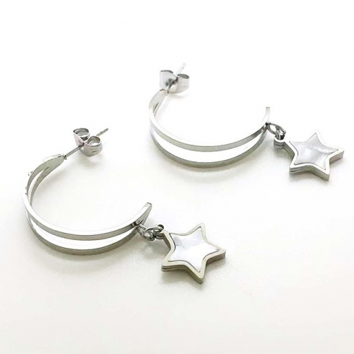 Stainless Steel Brand Earrings-RR230511-Rre0944-11