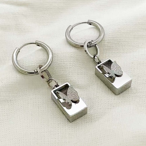 Stainless Steel Brand Earrings-RR230511-Rre0911-13