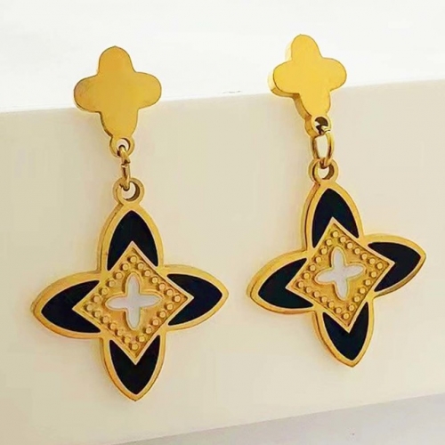 Stainless Steel Brand Earrings-RR230511-Rre0896-13