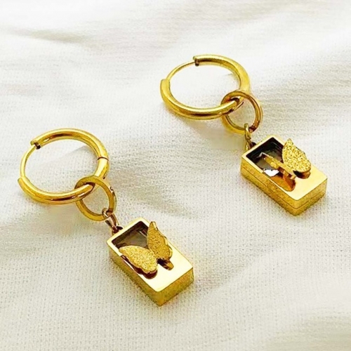 Stainless Steel Brand Earrings-RR230511-Rre0912-14