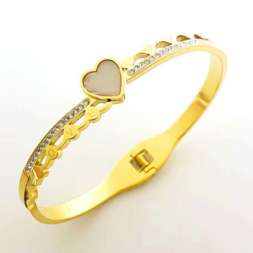 Stainless Steel Brand Bangle-RR230511-Rrs04424-24