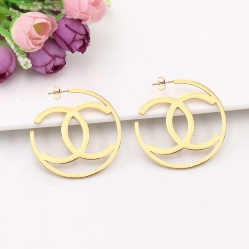 Stainless Steel Brand Earrings-HY230526-P14VXS (5)