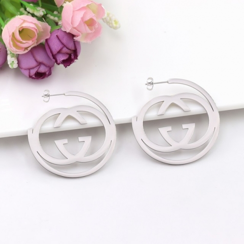 Stainless Steel Brand Earrings-HY230526-P12JWQ (1)