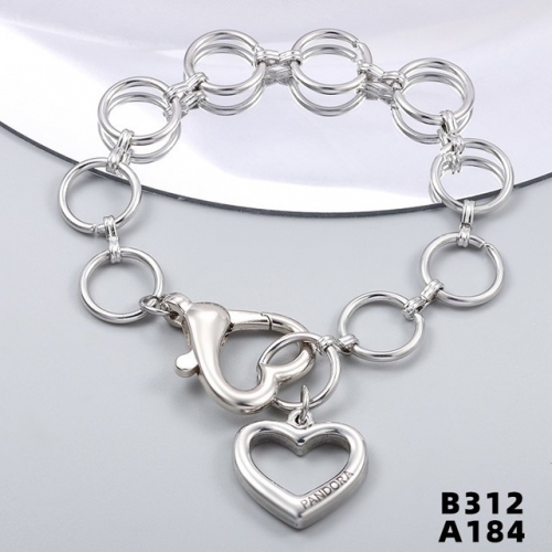 Stainless Steel Pandor*a Bracelet-CH230526-P12C8I