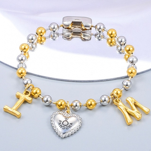 Stainless Steel Pandor*a Bracelet-CH230526-P14IOL