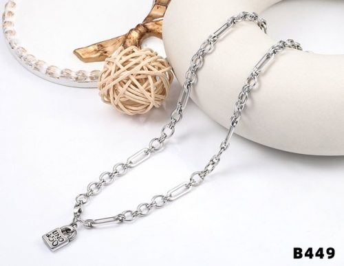 Stainless Steel uno de * 5o Necklace-CH230526-P13F9O