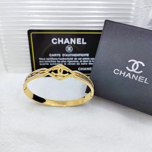 Stainless Steel Brand Bangle-XG230526-P20WKJ(44)