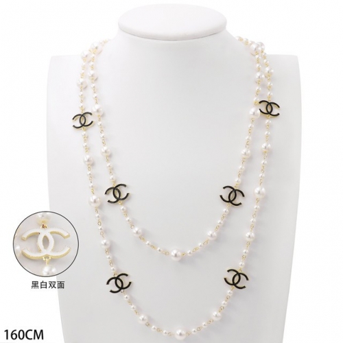 Stainless Steel Brand Necklace-HY230526-P30HWSA (4)