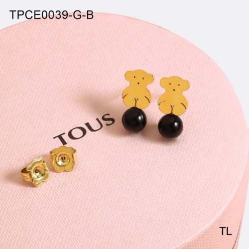 Stainless Steel TOU*S Earrings-SN230612-TPCE0039-G-B-9.4