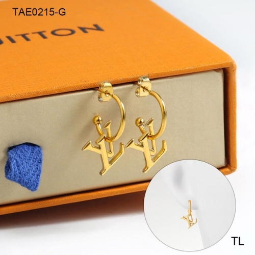 Stainless Steel Brand Earrings-SN230612-TAE0215-G-13.4