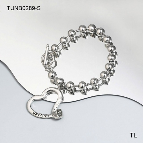 Stainless Steel uno de * 50 Bracelet-SN230612-TUNB0289-S-16.3