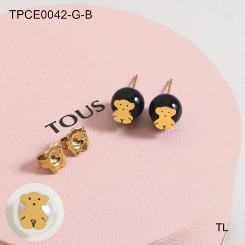 Stainless Steel TOU*S Earrings-SN230612-TPCE0042-G-B-10.6