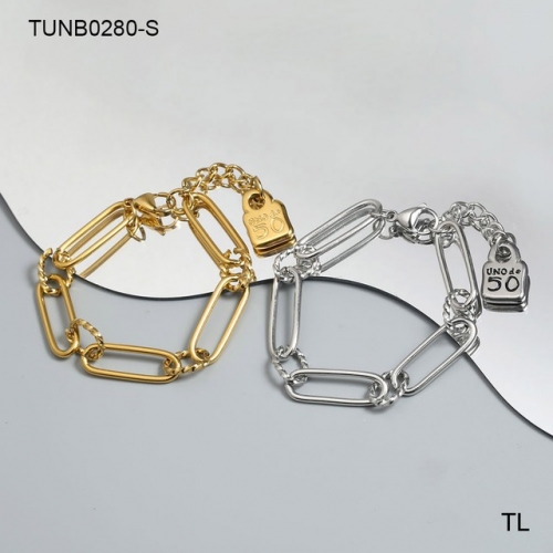 Stainless Steel uno de * 50 Bracelet-SN230612-TUNB0280-S-14