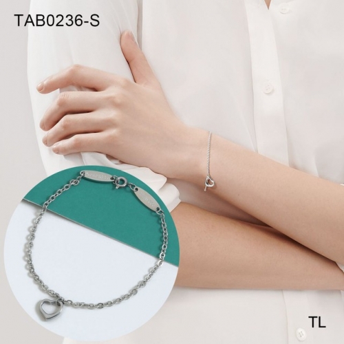 Stainless Steel Brand Bracelet-SN230612-TAB0236-S-11.2