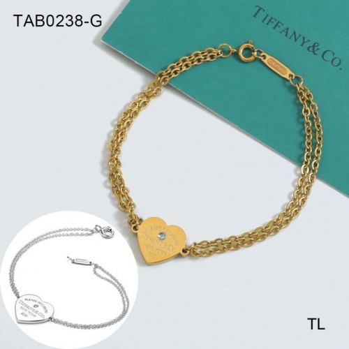 Stainless Steel Brand Bracelet-SN230612-TAB0238-G-14.1