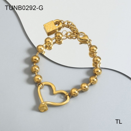 Stainless Steel uno de * 50 Bracelet-SN230612-TUNB0292-G-19.2