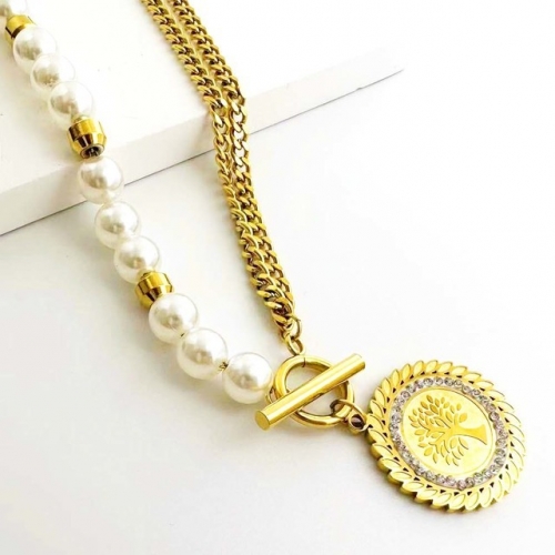 Stainless Steel Brand Necklace-RR230626-Rrx0826-18