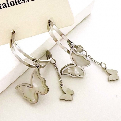 Stainless Steel Brand Earrings-RR230626-Rre1024-13