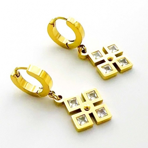 Stainless Steel Brand Earrings-RR230626-Rre1012-14