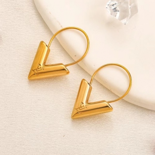 Stainless Steel Brand Earrings-YWA230628-P11CD