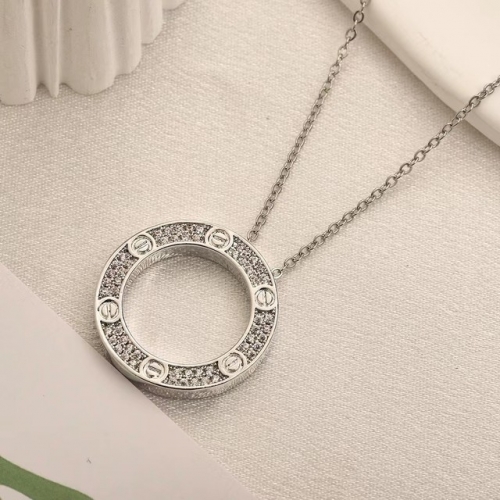 Stainless Steel Brand Necklace-YWA230628-P12RRES (2)