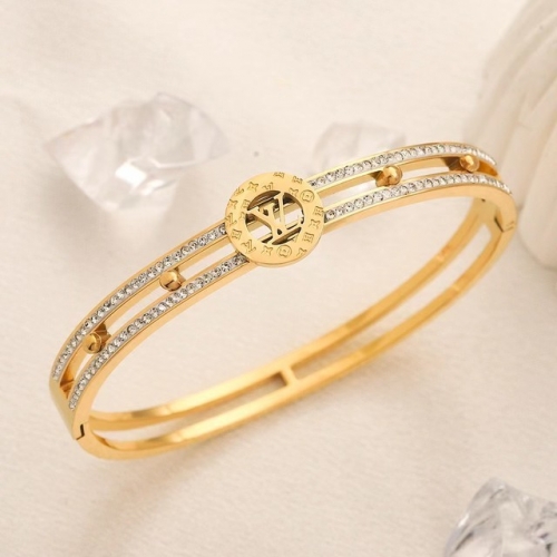 Stainless Steel Brand Bangle-YWA230628-P16XEE (2)