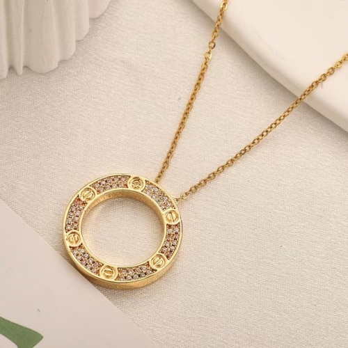 Stainless Steel Brand Necklace-YWA230628-P12RRES (1)