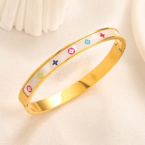 Stainless Steel Brand Bangle-YWA230628-P15VFI (1)