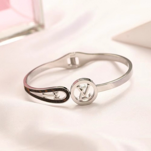 Stainless Steel Brand Bangle-YWA230628-P18CFHN (1)