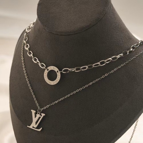 Stainless Steel Brand Necklace-YWA230628-P11VFR (1)