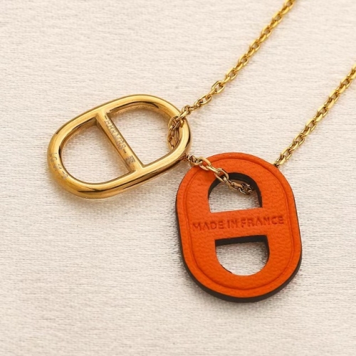 Stainless Steel Brand Necklace-YWA230628-P8.5BAZ (8)