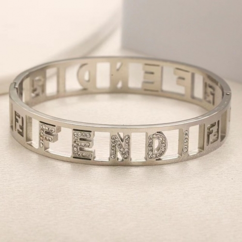 Stainless Steel Brand Bangle-YWA230628-P16XKL (1)