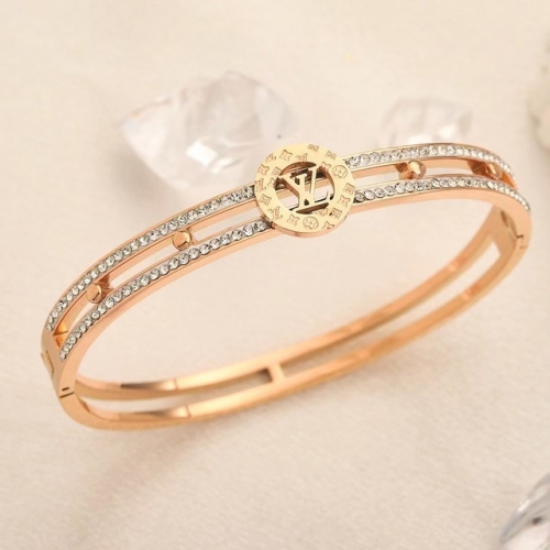 Stainless Steel Brand Bangle-YWA230628-P16XEE (1)