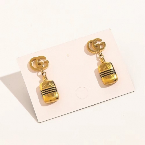 Stainless Steel Brand Earrings-YWA230628-P11VFCS