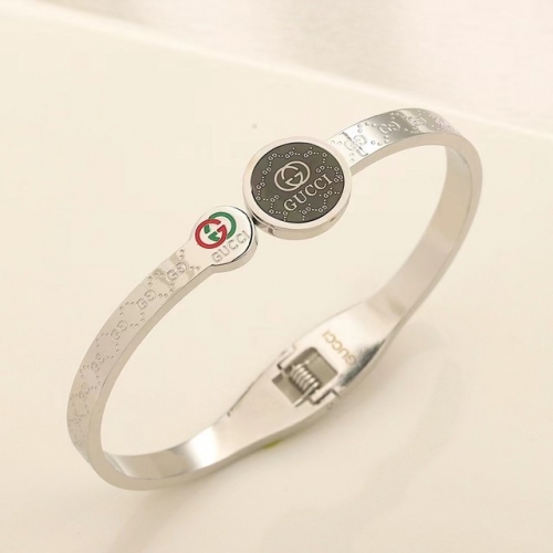 Stainless Steel Brand Bangle-YWA230628-P18CFY (2)