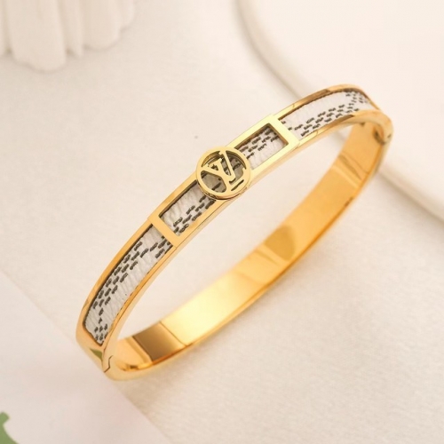 Stainless Steel Brand Bangle-YWA230628-P17CDIY (1)