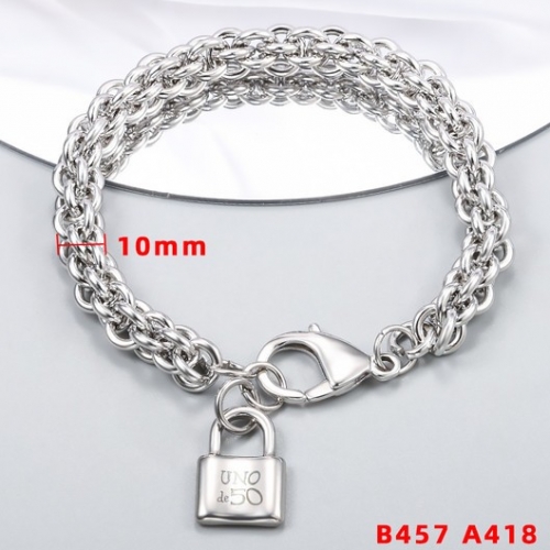 Stainless Steel Uno de *50 Bracelet-CH230717-P12SIK (1)